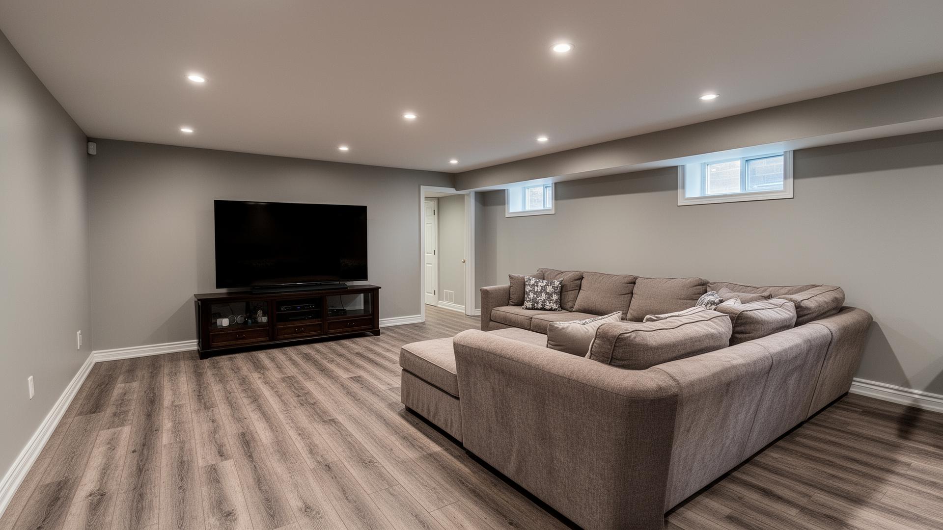 Finished basement