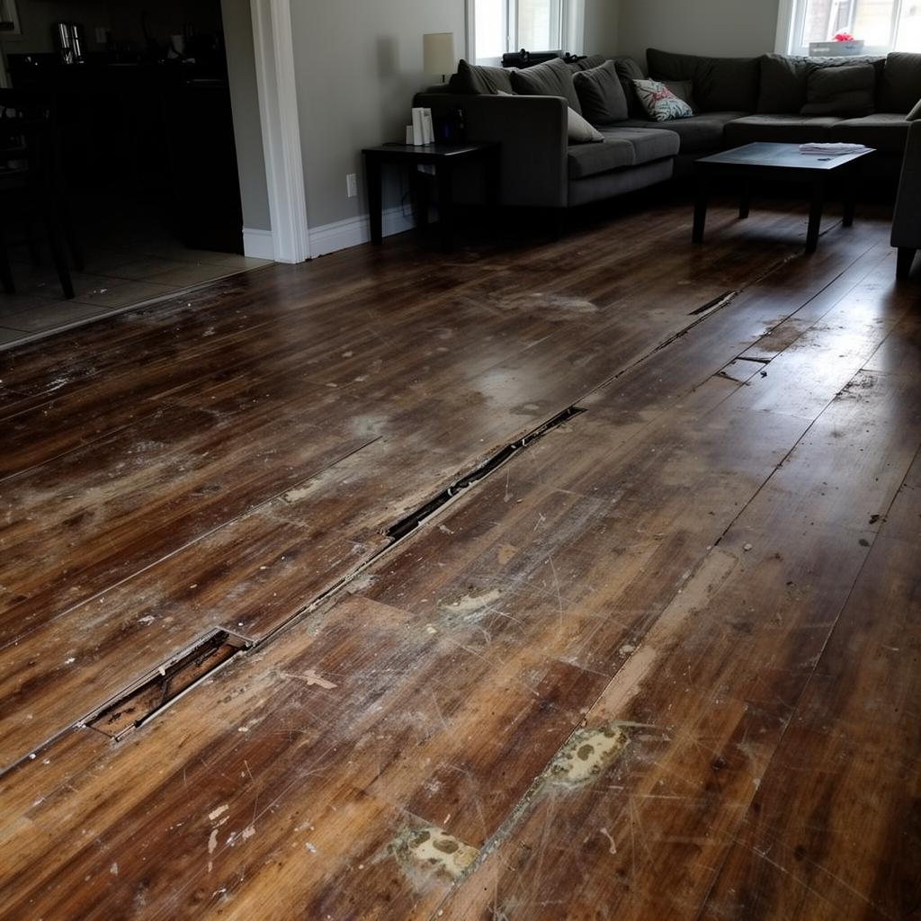 Flooring Installation โ before
